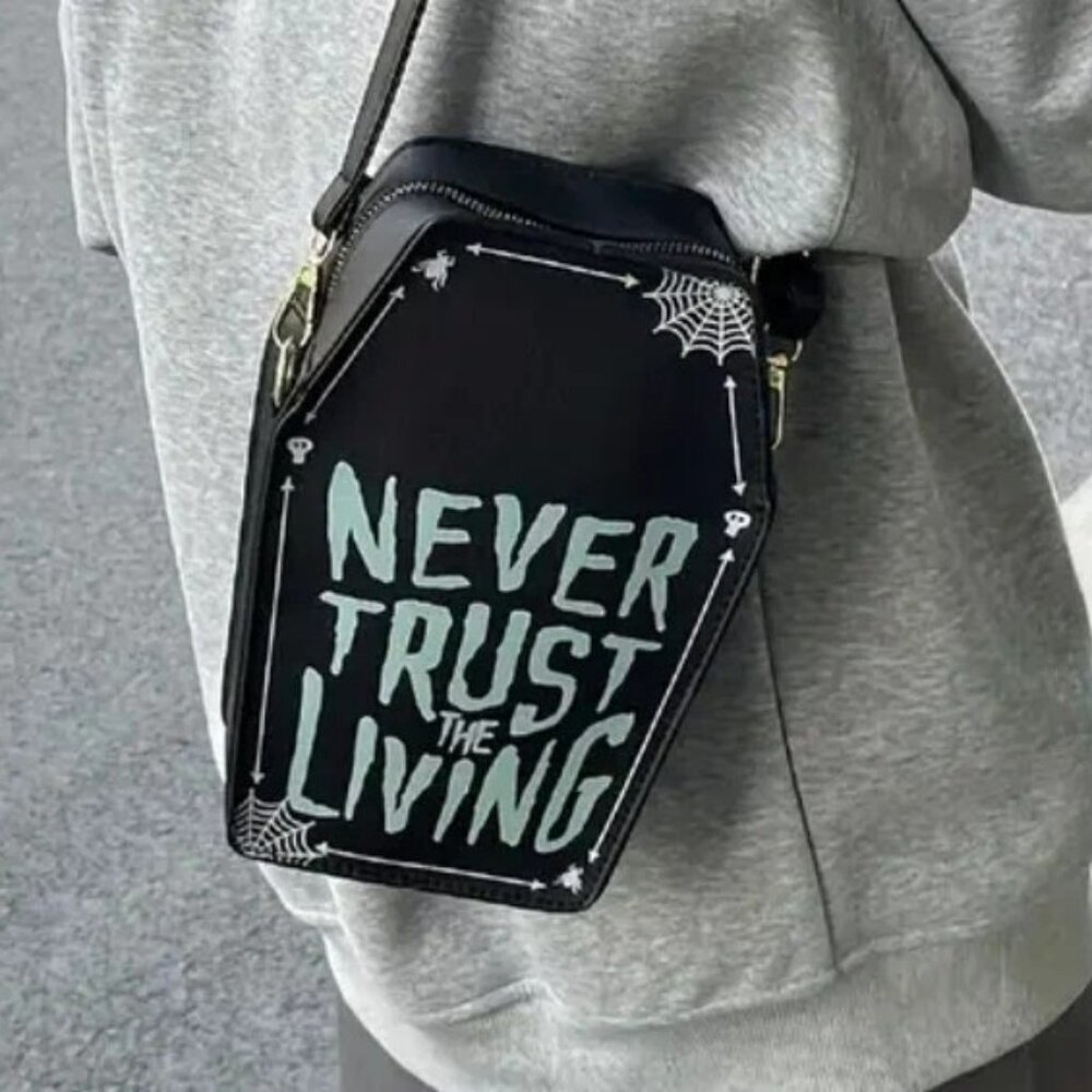 Never Trust The Living Crossbody NWT​ - Picture 2 of 3